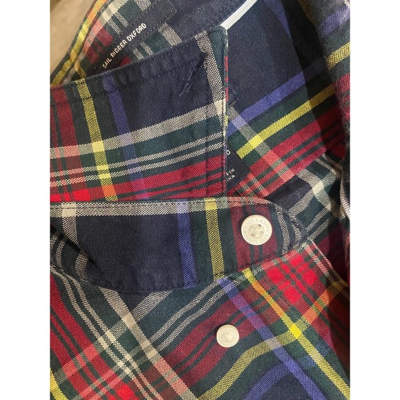 LANDS' END long sleeve heavy duty button up Cotton Shirt Sail/Rigger/Oxford -XL - Picture 6 of 12